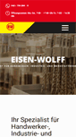 Mobile Screenshot of eisenwolff.de